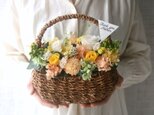 Flower basket orange carnation  -yellow-の画像