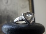 ⅿ様オーダー品盾のルチルクォーツ SV古美仕上げの画像