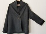 再販ウールのショールカーディガン