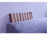 受注生産 職人手作り コートフック 壁掛けフック 無垢材 天然木 木目 木工 ウォールナット 雑貨 エコ LR2018の画像