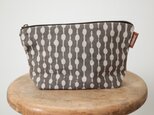 Hand print  small pouch / kusariの画像