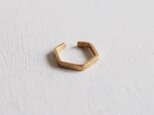 【再販】- 18KGP - Hexagonal Ear Cuffの画像