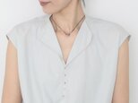 One grain  herkimer necklace 41cmの画像