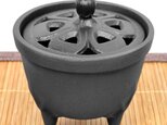 南部鉄器 アロマ 香炉 花びら（黒）