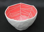 red bowl (spider web)の画像