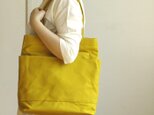ダブルポケットトート カラシ / 9号帆布