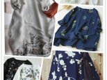 【春の福袋】ゆったり刺繍トップス＋亜麻製刺繍ワンピース　2点セットの福袋の画像