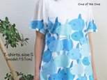 ★サイズ選択お願いします★いるかはいるかな・マンボウ：プリントTシャツ★発送までの日数(目安)：15〜28日★の画像