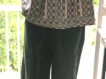 久留米絣パンツの画像