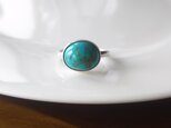 勇気のお守りのリング ターコイズ