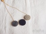 ぽっぽまま様オーダー用”en-black”ビーズ刺繍ネックレスの画像