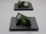 オレオ色の板皿　13.5cmの画像