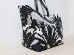 mayumi様（受注品）フランスコットンモノトーン柄BLトートバックの画像
