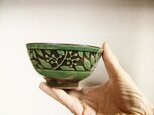 ナナカマドの飯茶碗（織部）の画像