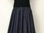 大島紬リメイク＊タックスカート