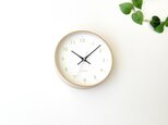 plywood clock 22 ライトグリーン km-121LGRC 電波時計 連続秒針の画像