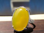 イエロー アゲート リング ＊ Agate Ringの画像