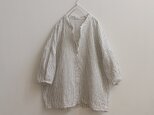 シンプルストライプ＊リネンシャツ