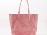 cowleather machi L tote（フューシャ）/牛革/伊タンニン/T049の画像