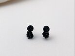 DOT（seed）ピアス＆イヤリング／blackの画像