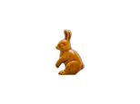 【20％OFF】陶器ブローチ ウサギ 飴色の画像