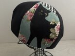 TOPI コットンブラックのベレー（黒猫58〜60）の画像