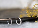 【1.5SS×つちめ×silver× 両耳用】フープピアス/ユニセックスピアス/メンズピアス/受注制作