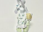 カナリヤと少女のフィギュリン