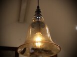 【古塗装】曲線が美しいアンティーク調のpendant lamp  ＜受注生産＞の画像