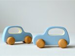木の車　Aタイプ（スカイブルー）