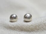 シルバーピアス　pebble