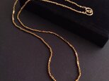留め金具がポイント♪ゴールドカラーネックレス / hematite
