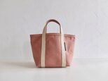 tote bag S size ウスベニ（ハリのある帆布）の画像