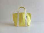 【受注制作】tote bag S size レモン（ハリのある帆布）の画像