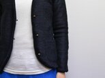 guruguru cardigan (navy)の画像