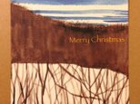 ポストカード クリスマス(湿原)　2枚