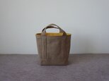 TOTE BAG -bicolor- (S) / grege × mustardの画像