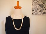 cotton pearl マチネー necklace