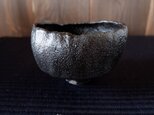 黒柚子肌抹茶茶碗２
