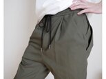 タックゆったりハーフパンツの画像