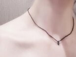 simple necklace *london blue topazの画像