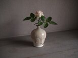 流彩釉一輪挿し 薄ピンク