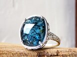 モスカイヤナイトリング ＊ Moss Kyanite Ring llの画像