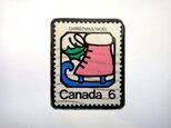 カナダ「クリスマス切手」ブローチ 84の画像