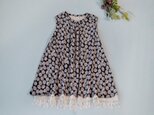 ★SALE★コットン100%裾レース付き大人可愛いノースリーブトップス♪