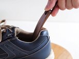 『新作』Shoehorn Small size 【靴べら】ブラックウォールナットの画像