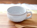 白釉のざっくりほっこりスープカップの画像