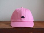 【SALE】 子供用キャップ　マレーバク　子×ピンク