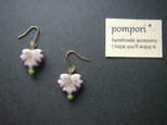 ◆ｲﾔﾘﾝｸﾞ･ﾉﾝﾎｰﾙ◆楓のピアス（ラベンダー）の画像