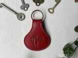 [ハチワレ猫] キーホルダー(ドロップ)